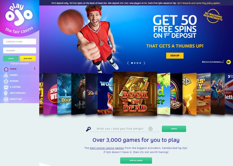 PlayOjo Casino : Une expérience de jeu unique - aperçu